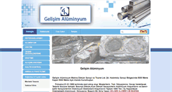 Desktop Screenshot of gelisimaluminyum.com.tr