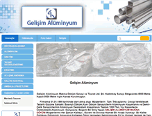 Tablet Screenshot of gelisimaluminyum.com.tr